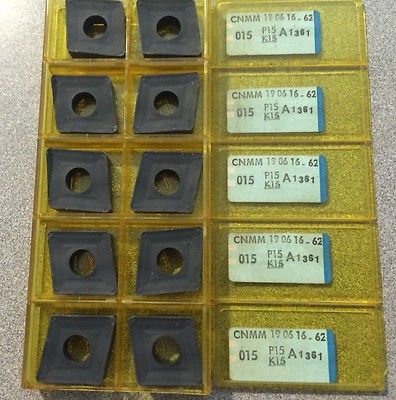 SANDVIK Coromant CNMM 19 06 16 62 015 P15 K15 Lathe Carbide Inserts 10 Pcs New