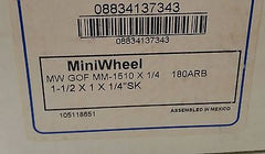 Lot of 3 Merit Mini Wheel MW GOF MM-1510 1-1/2 x 1 x 1/4