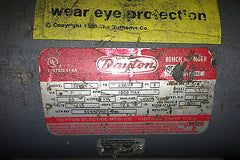 Dayton 1 HP Bench Grinder With Pedestal
