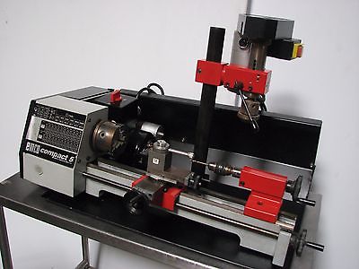 Emco Compact 5 Lathe Mill Watchmakers Jewelry Hobby Milling Head Austria Nice