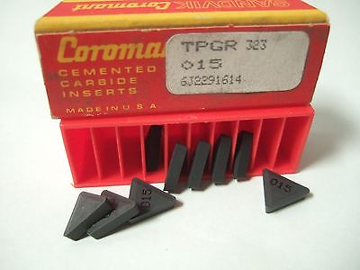 SANDVIK Coromant TPGR 323 015 Lathe Carbide Inserts 10 Pcs New