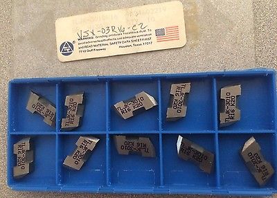 TGI TLJK 3010 R16 K20 H13A Lathe Grooving Carbide Inserts 10 Pcs New Tools