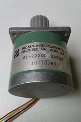 Sigma Instruments 21-2220D-28782 Stepping Motor 02184 Made in USA