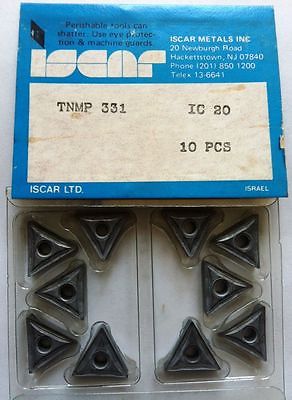 ISCAR TNMP 331 IC 20 Carbide Inserts 10 Pcs NEW Turning Milling Tools Lathe