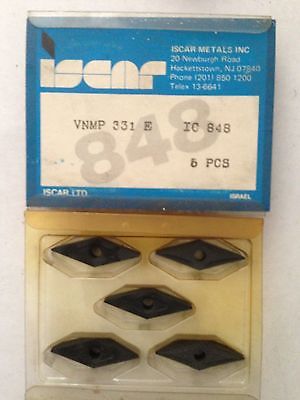 ISCAR VNMP 331 E IC 848 Carbide Inserts 5 Pcs Lathe Tools Mill Tool New
