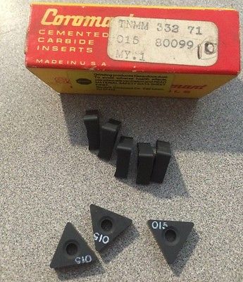 SANDVIK Coromant TNMM 332 71 015 80099 Lathe Carbide Inserts 8 Pcs New