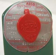 ASCO 8320A1 3-U Solenoid Valve 110/120V 50/60Hz 9W 1/8” 100 PSI 8320