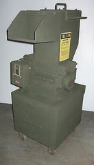 Cumberland Model 8 x 10 Granulator Plastic Grinder Shredder Recycle Wheels 5 HP