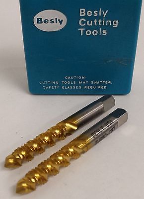 Lot of 2 Besly Tap 5/16-18NC HS GH3 3 FLUTE TURBO-CUT PLUG Brand New Made in USA