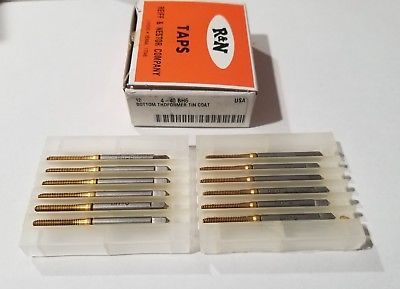 Reiff Nestor R&N ThreadFormer HSS Standard Bottom Taps 12 Pcs 4-40 NC BH - 6