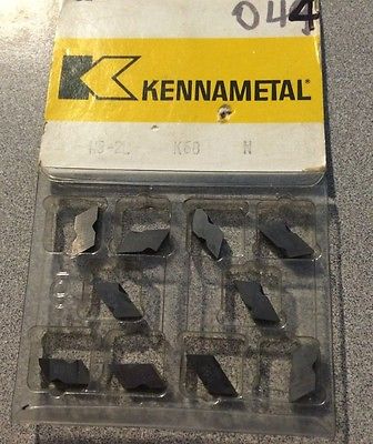 Kennametal NB-2L K68 N Lathe Carbide 10 Inserts Grooving Top Notch Cut Off