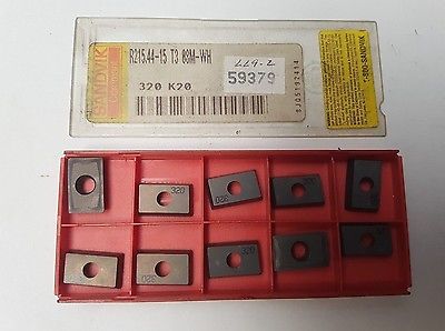 SANDVIK Coromant R215.44-15 T3 88M-WH 320 K20 Turning Carbide Inserts 10 Pcs
