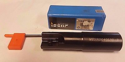 MTSR 0040 L30-2 Double Insert Iscar Double Insert Threading Endmill Weldon Shank