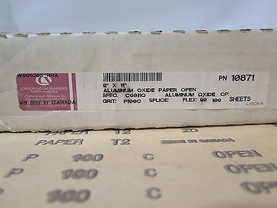 Carborundum Abrasives Aluminum Oxide Paper Open 9 x 11
