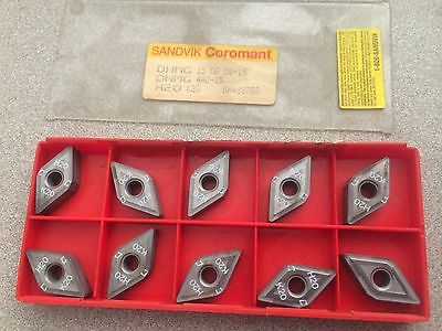 SANDVIK Coromant DNMG 432-15 15 06 08-15 H20 K20 Lathe Carbide Inserts 10Pcs New
