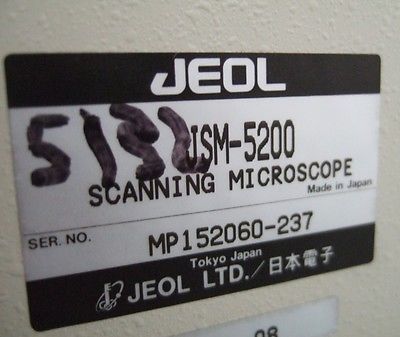 JEOL JSM 5200 SEM Scanning Electron Microscope Nice