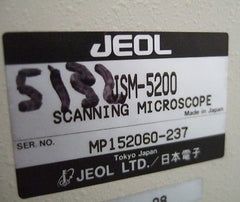 JEOL JSM 5200 SEM Scanning Electron Microscope Nice