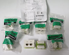 50 Pcs Ortronics Series II Module OR 61250009 PCB 2/8P8BC Fog White Brand New