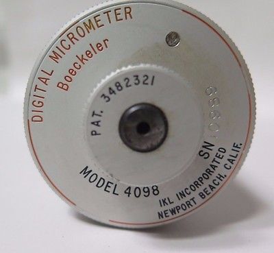 Boeckeler Micrometer Head for XY Stage 0-2