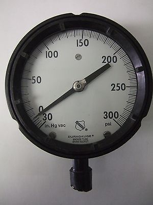 ASHCROFT DURAGAUGE Test Gauge 30 IN.hg Vacuum To 0 To 300 Psi Pressure Gage