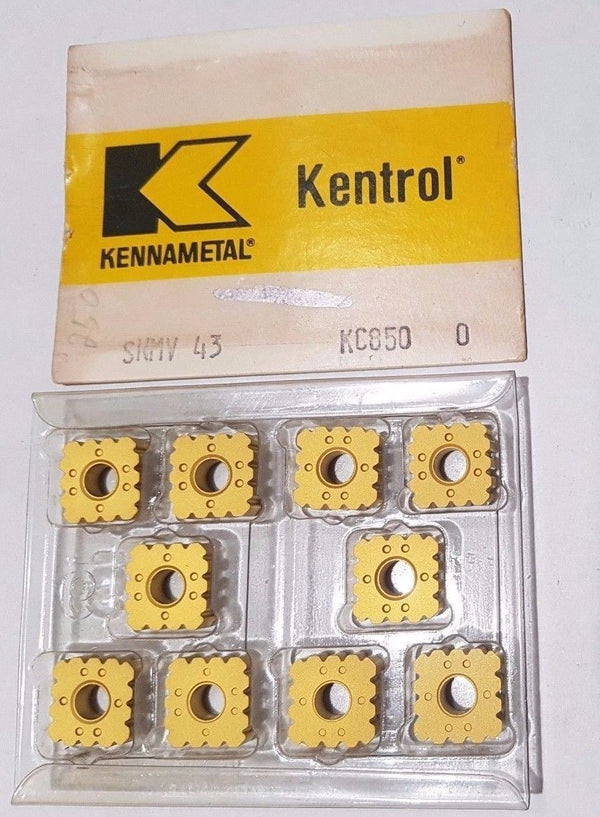 10 Pcs Kennametal Kentrol SNMV 43 KC 850 Lathe Carbide Inserts Cutting Tools New