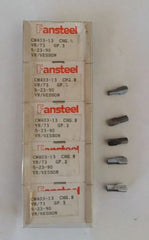 Fansteel VR/Wesson CM403-13 5pcs CHG.B Carbide Inserts VR/73 GP.3 Grooving New