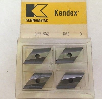 4 Pcs KENNAMETAL KENDEX DPR 542 K68 Lathe Mill Carbide Inserts Grooving New Tool