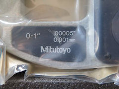 Brand New MITUTOYO 0 - 1 