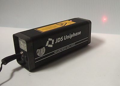 JDS UNIPHASE Model 1508-1 Helium Neon Gas Laser Novette T8015680