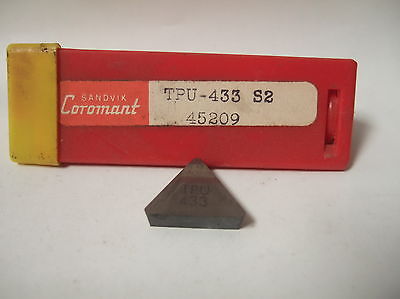 SANDVIK Coromant TPU 435 S2 45209 Lathe Carbide Inserts 10 Pcs New