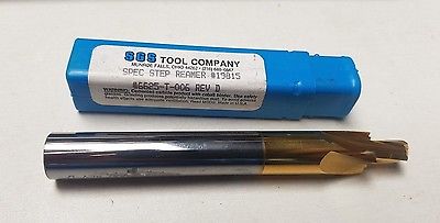 SGS Tool Company Carbide Step Reamer Drill # 19815 6625-T-006 REV D 1/2" DIA.