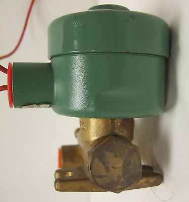 ASCO Red-Hat 8302A82RU 8302 3-Way Solenoid Valve 110/50V 120/60Hz 20W 3/8” 75PSI