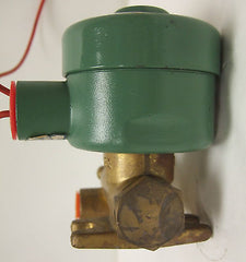 ASCO Red-Hat 8302A82RU 8302 3-Way Solenoid Valve 110/50V 120/60Hz 20W 3/8” 75PSI