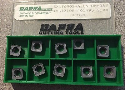 Dapra Cutting Tools SXLT0903 AZUN DMM353 S17108 Carbide 10 Inserts Turning Lathe