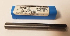 MA Ford 20028100 Carbide Straight Flute Drill Made in USA 20496