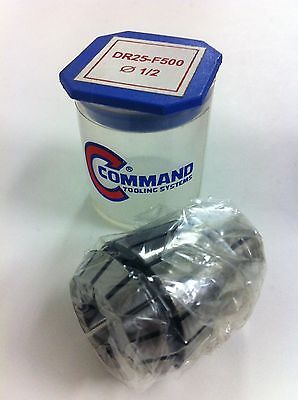 Command Tooling Systems ER25 DR25 F500 .5 inch / 12.7 mm Collet for Mill New