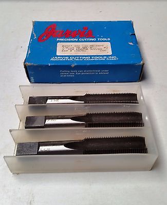 Lot of 3 Jarvis 7/8-14 NF GH2 4FL HS Plug Taps in Box