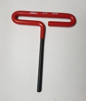 Lot of 2 Eklind Allen Wrench T-Handle Hex 5/16 No.51620 Made in USA
