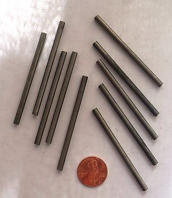 10 Carbide Blank Round Engraving Bits Watchmaker Jewelry Lathe Shank 0.135"