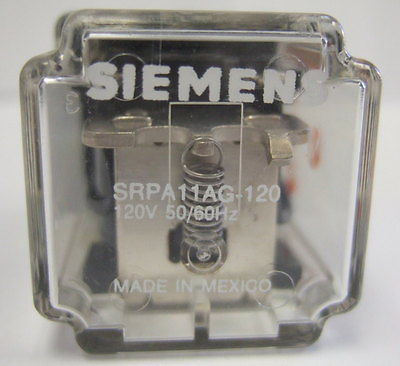 New Siemens SRPA11AG-120 Electromechanical Relay 10A 120VAC SRPA11AG120