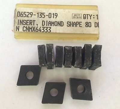 10 Pcs Carboloy CNMX 64333 80 DEG 06529 135 Lathe Carbide Inserts Cutting Tools