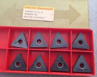 SANDVIK Coromant TNMM 544 R4 M40 27 06 16 Lathe Carbide Inserts 8 Pcs New Tools