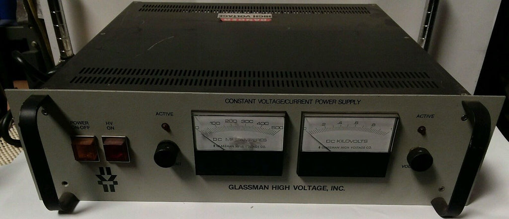 GLASSMAN PG-001N-500 Constant High Voltage Current Power Supply PG-001N-500