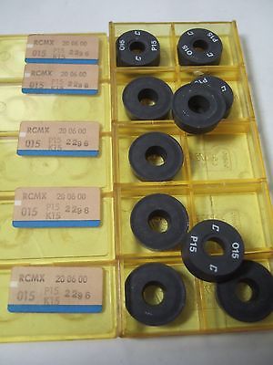 SANDVIK Coromant RCMX 200600 015 P15 K15 2296 Lathe Carbide Inserts 10 Pcs New