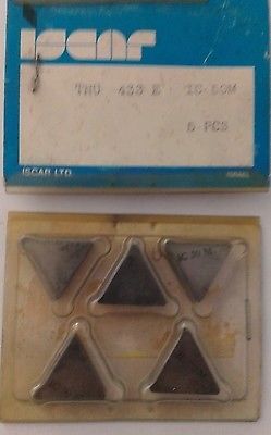 ISCAR TNU 433 E IC 50M Carbide Inserts 5 Pcs Lathe Turning New Mill Tools
