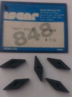 ISCAR VNMP 332 E IC 848 Carbide Inserts 5 Pcs Lathe Turning New Mill Tools