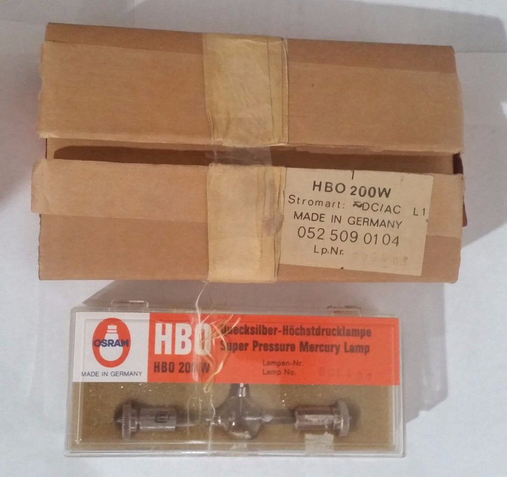 OSRAM HBO 200 W Super Pressure Mercury Microscope Lamp