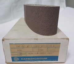 Carborundum Abrasives 10 Fastcut Cloth Aloxite Belts 40 Grit Closed Coat 3
