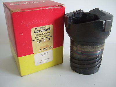 SANDVIK Coromant Carbide Ejector Deep Hole Drill 2.500 Diameter 420.6-13 New