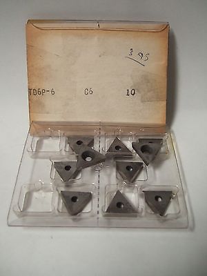 Inserts TD6P 6 C6 Lathe Grooving Carbide Inserts 10 pcs New